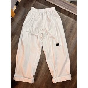 Mooto Korea Taekwondo Martial Arts Pants White Textured Size 170 3 Unisex